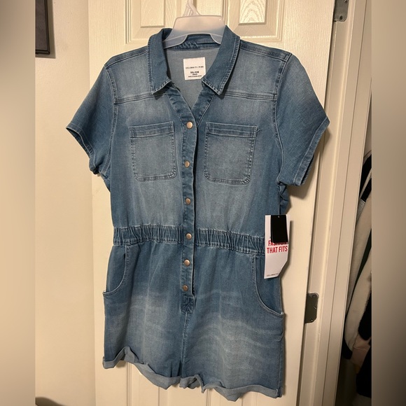 DENIM romper 🖤 - Picture 1 of 2
